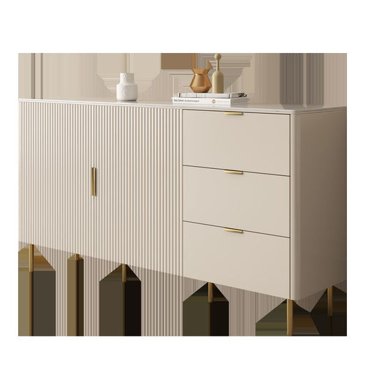 Tavolo da sideboard Beige con cassetti Dining Server contemporaneo