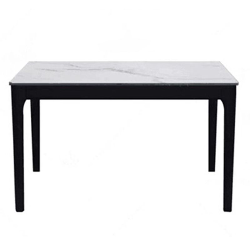 Modern Sintered Stone Dining Table Rectangular Table with Wood Four-leg Clearhalo ' dining_table' 'Dining Tables & Seating' 'Dining Tables' 'furn' 'furn_dining_table' 'Furniture' 'furniture_dining_table' 'Kitchen & Dining Furniture' 'kitchen&dining_furn' 'kitchen' 'kitchen_dining_table' 1200x1200_7bb2dc8a-e9d8-44c7-a007-fea1f60d192a