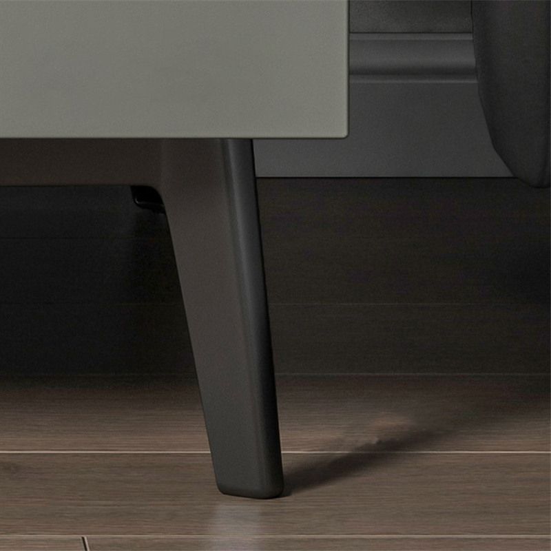 Table de chevet de lit contemporain ouverte table de nuit pour chambre à coucher