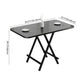 Modern Style Compact Wood Top Dining Set with 4 Black Metallic Legs Base for Dining Furniture Clearhalo 'Dining Room Sets' 'Dining Tables & Seating' 'dining_room_set' 'furn' 'furn_dining_room_set' 'Furniture' 'furniture_dining_room_set' 'Kitchen & Dining Furniture' 'kitchen&dining_furn' 'kitchen' 1200x1200_7bb43176-9af0-4a28-93cb-0bc2d985484b
