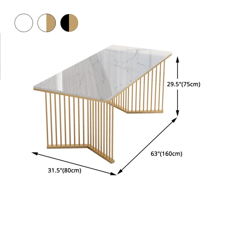 Glam Style 1/2/5/7 Pieces Dining Set Marble Top Dining Table Set with Velvet Chairs Clearhalo 'Dining Room Sets' 'Dining Tables & Seating' 'dining_room_set' 'furn' 'furn_dining_room_set' 'Furniture' 'furniture_dining_room_set' 'Kitchen & Dining Furniture' 'kitchen&dining_furn' 'kitchen' 1200x1200_7bb53394-8e5b-4c70-a1a0-4cc98ba5f97b