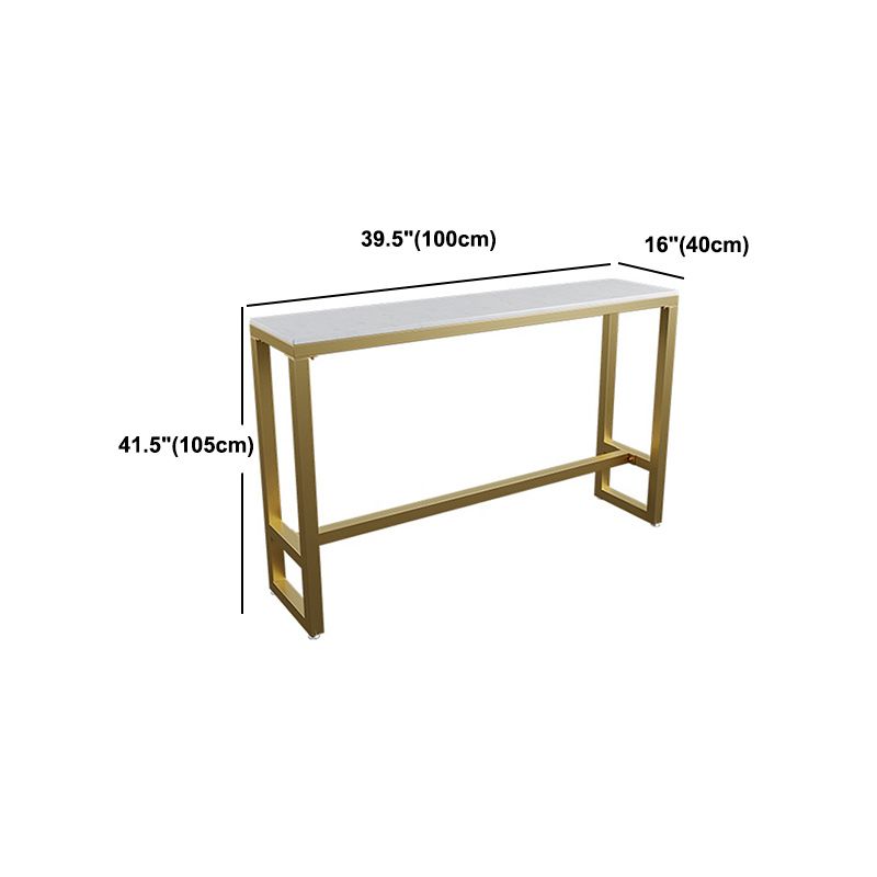 Table à manger en pierre de bar à barre glamour