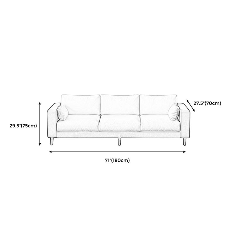 29.53"H Linen Square Arm Modern Sofa with Loose Back for Living Room, Apartment Clearhalo 'furn' 'furn_sofas' 'Furniture' 'furniture_sofas' 'Living Room Furniture' 'Sofa' 'sofas' 1200x1200_7bb5bbf7-096f-4c58-b319-b57ab74ac5c4