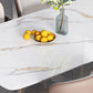 Rectangle Dining Table Traditional Luxury Dining Table for Home Clearhalo 'Dining Tables & Seating' 'Dining Tables' 'dining_table' 'furn' 'furn_dining_table' 'Furniture' 'Kitchen & Dining Furniture' 1200x1200_7bb6b678-d2e9-48d8-8869-1fb6520727fd