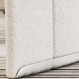 White Wool Accent Armchair with Sled Base and Tight Back in Solid Wood Clearhalo 'Accent Chairs' 'accent_chairs' 'Chairs & Seating' 'furn' 'furn_accent_chairs' 'Furniture' 'Living Room Furniture' 1200x1200_7bbe3e02-f6c8-4a33-bedb-0447f01e8864