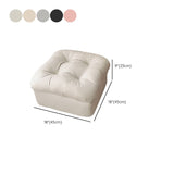 Scandinavian Tufted Recliner Chair 32.7" Wide Manual Recliners with Footrest