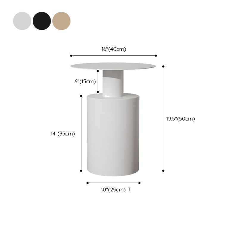 16"W X 20" H Modern Night Table Iron Accent Table Nightstand with 1 Shelf Clearhalo 'Bedroom Furniture' 'furn' 'furn_night_stand' 'Furniture' 'night_stand' 'Nightstands' 1200x1200_7bc04c7e-30a7-4482-931f-d4f9f023a72b