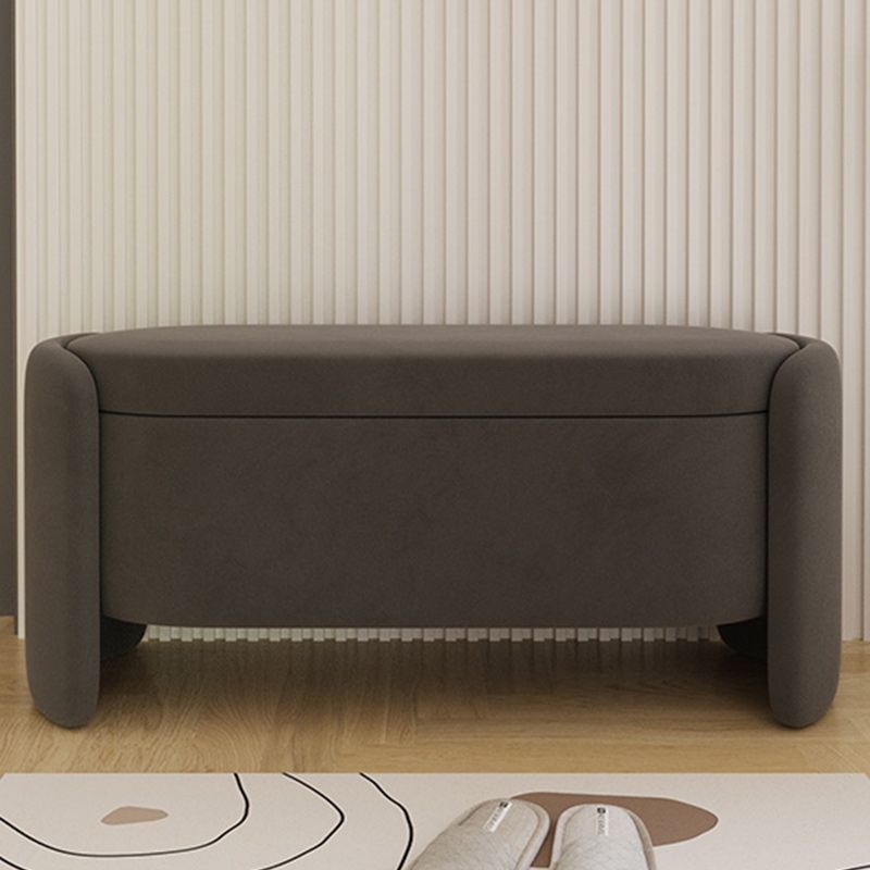 Modern Cushioned Bench Faux Leather Foam Bench for Home Office Clearhalo 'Benches' 'Chairs & Seating' 'furn' 'furn_benches' 'Furniture' 'Living Room Furniture' 1200x1200_7bc1675a-b76a-40f6-bbd3-8724d38efadd