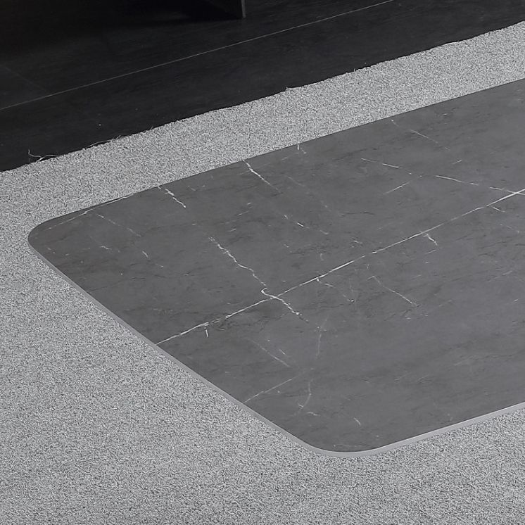 Modern Sintered Stone Top Dining Set Rectangle 1/3/4/6/7 Pieces Dining Room Table Set