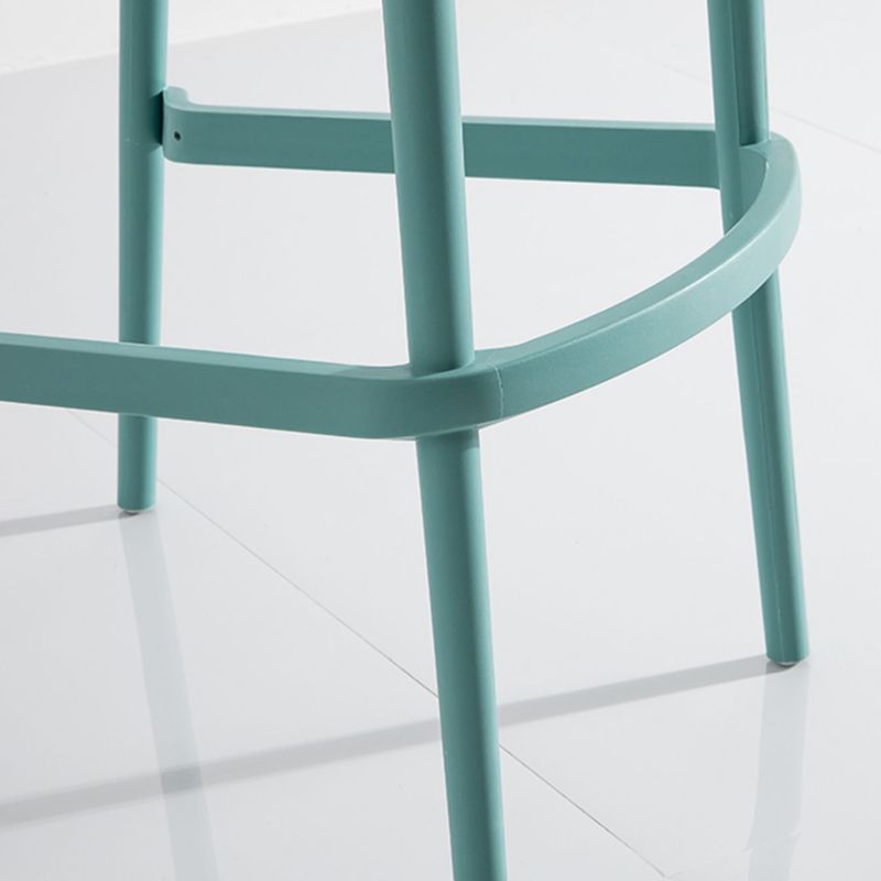 Modern Plastic Counter & Bar Stool Low Back Footrest Stool for Coffee Shop Clearhalo 'Bar Furniture' 'Bar Stools' 'bar_stools' 'furn' 'furn_bar_stools' 'furniture_bar_stools' 'Kitchen & Dining Furniture' 'kitchen&dining_furn' 'kitchen' 'kitchen_furn' Furniture' 1200x1200_7bc3607a-1133-4d54-935b-01587d6a89b3