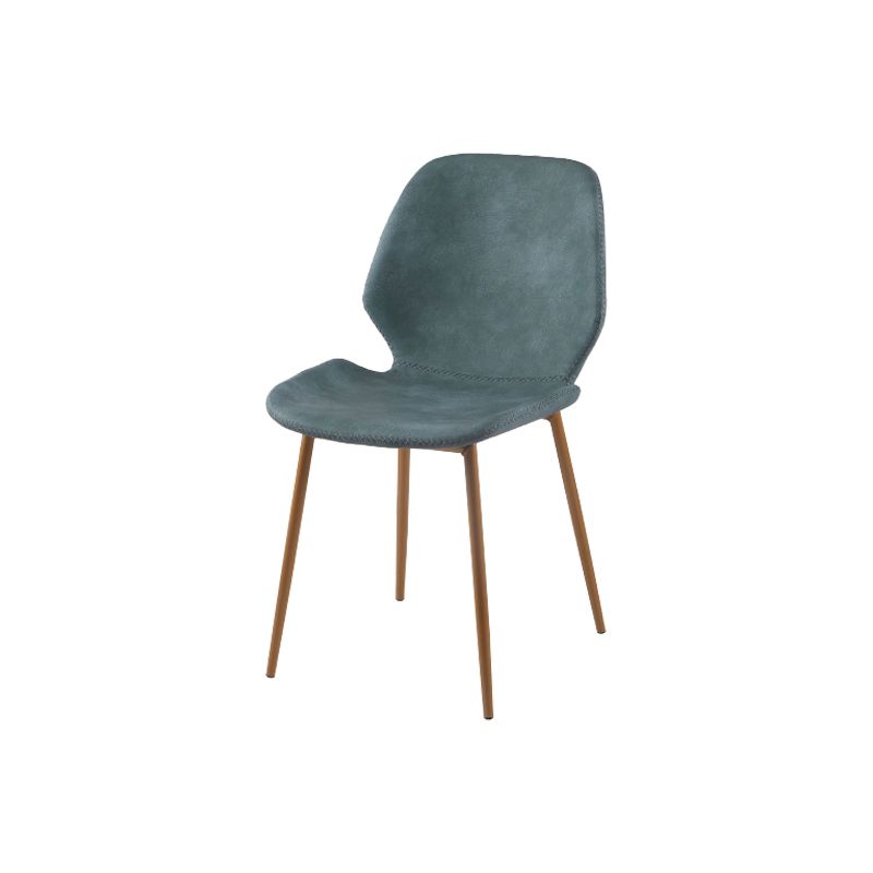 Contemporary Style Kitchen Metal Dining Chair Wingback Dining Armless Side Chair Clearhalo ' kitchen&dining_furn' 'Dining Chairs' 'Dining Tables & Seating' 'dining_chair' 'furn' 'furn_dining_chair' 'Furniture' 'furniture_dining_chair' 'Kitchen & Dining Furniture' 'kitchen' 1200x1200_7bc5bf6a-35fc-4af4-adf1-c839dd80db04