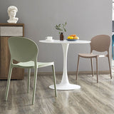 Plastic Indoor Chair 32''H Open Back Dining Side Chair for Restaurant Bedroom Clearhalo ' kitchen&dining_furn' 'Dining Chairs' 'Dining Tables & Seating' 'dining_chair' 'furn' 'furn_dining_chair' 'Furniture' 'furniture_dining_chair' 'Kitchen & Dining Furniture' 'kitchen' 1200x1200_7bc5d664-799e-4e96-a279-1a268a914043