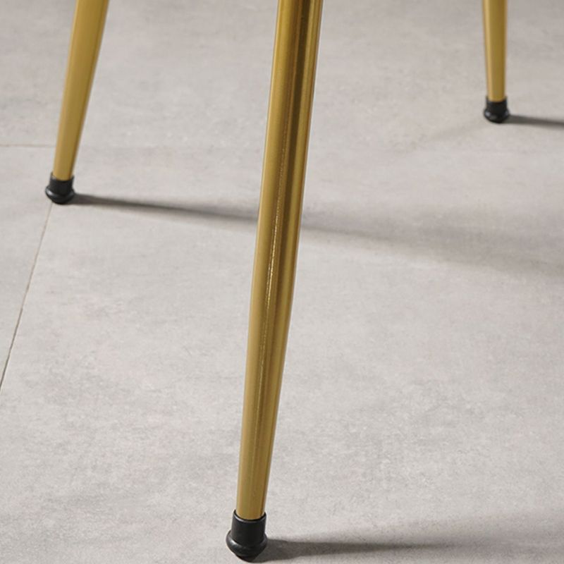 Nordic Style Dining Chairs Kitchen Armless Chair with Metal Legs Clearhalo ' kitchen&dining_furn' 'Dining Chairs' 'Dining Tables & Seating' 'dining_chair' 'furn' 'furn_dining_chair' 'Furniture' 'furniture_dining_chair' 'Kitchen & Dining Furniture' 'kitchen' 1200x1200_7bccfe13-6e54-4ad4-9ce8-a7b6bda06cc4