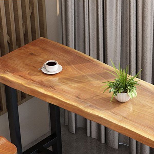 Modern 1/9 Pieces Bar Table Set Rectangle Wood Counter Table with High Stools Clearhalo 'Bar Furniture' 'furn' 'furn_home_bar_bar_sets' 'Furniture' 'Home Bars & Bar Sets' 'home_bar_bar_sets' 'Kitchen & Dining Furniture' 1200x1200_7bcd77bb-90c2-444b-8698-0962a200beae