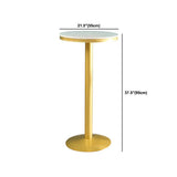 Glam 1/2/3 Piezas Barra de piedra sinterizada Conjunto de mesa de mesa fija