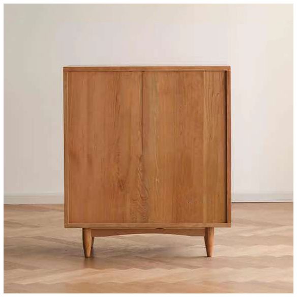 4 Türen 33 "l Server Einfacher Holzrahmen -Buffet -Server für Esszimmer