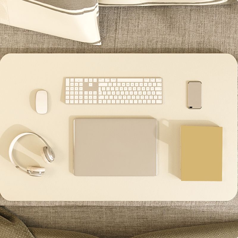 Table d'ordinateur portable de bureau de forme rectangulaire Bureau d'écriture en bois en blanc / noir / naturel