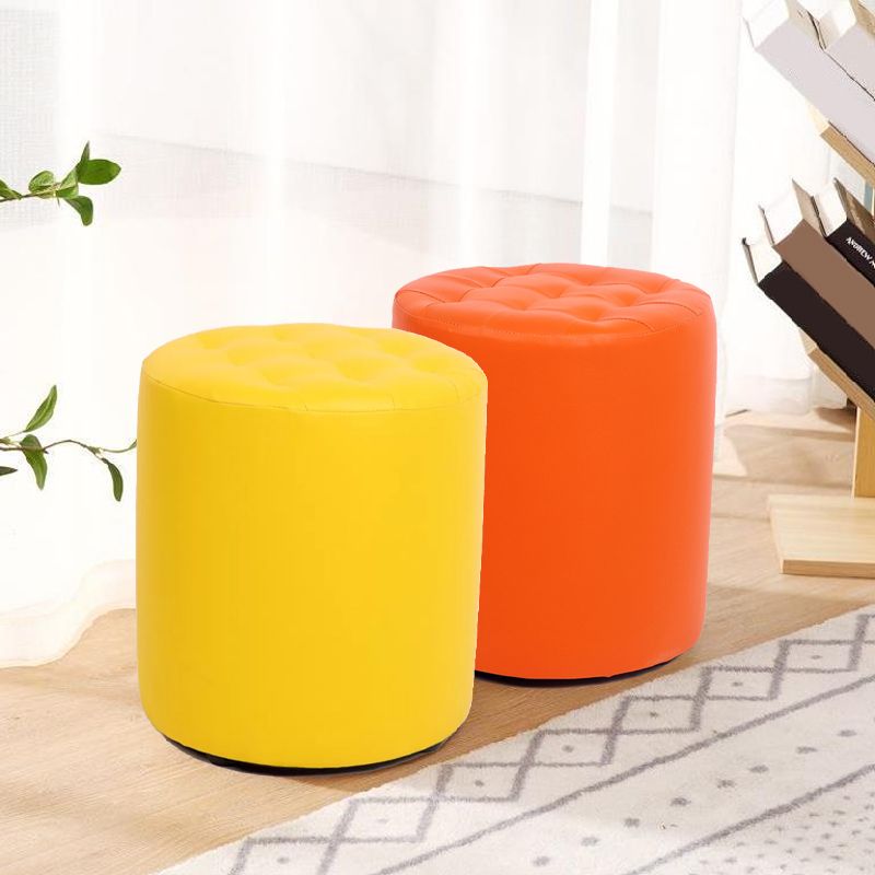 Dark Brown Modern Pouf Stain Resistant Round Pouf for Drawing Room Clearhalo 'furn' 'furn_ottomans_poufs' 'Furniture' 'Living Room Furniture' 'Ottomans & Poufs' 'ottomans_poufs' 1200x1200_7bd23b7c-0a98-4921-82c2-c43084c110fa