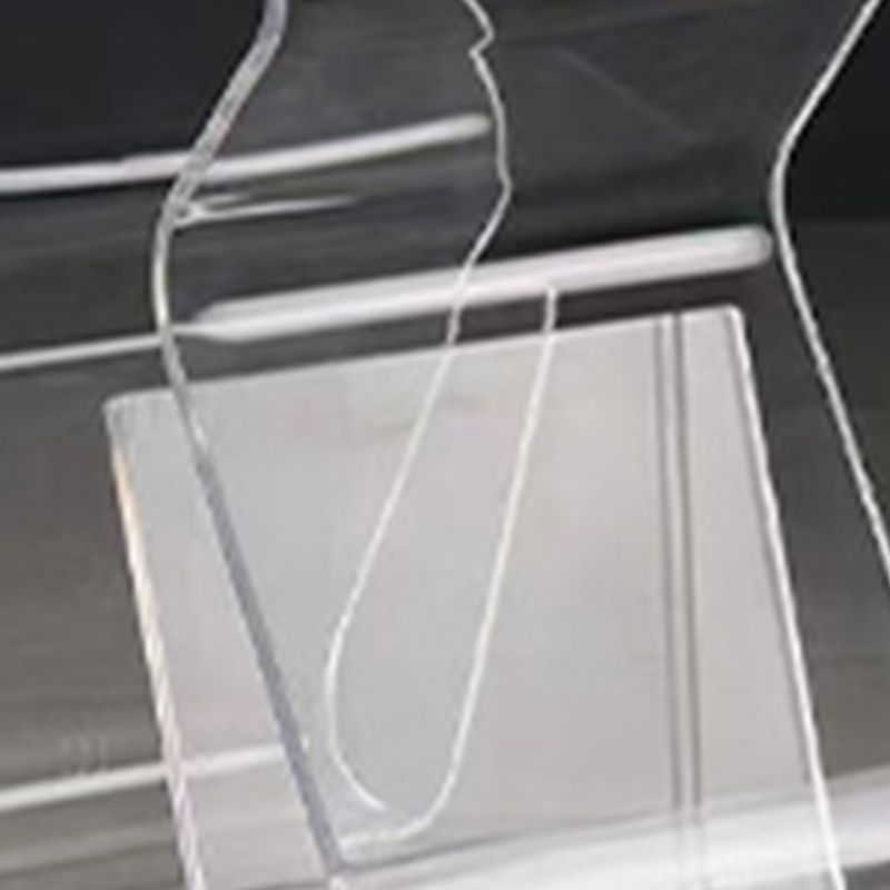 Ultra-Modern Side Table Acrylic Pedestal Accent Side Table for Living Room Clearhalo 'Coffee & Accent Tables' 'End & Side Tables' 'end_side_tables' 'furn' 'furn_end_side_tables' 'Furniture' 'Living Room Furniture' 1200x1200_7bd849b9-89ff-4f35-b908-da56ee2c5d13