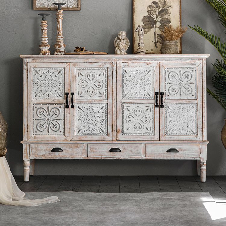 Industrial Stain Resistant Cabinet Distressed Wood Solid Wood Accent Cabinet Clearhalo 'Cabinets & Chests' 'cabinets_chests' 'furn' 'furn_cabinets_chests' 'Furniture' 'Living Room Furniture' 1200x1200_7bdabef5-24c6-490b-a0e7-6124ab63c60a