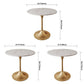 Metal Contemporary Round Dining Table Sintered Stone Table for Dining Room Clearhalo ' dining_table' 'Dining Tables & Seating' 'Dining Tables' 'furn' 'furn_dining_table' 'Furniture' 'furniture_dining_table' 'Kitchen & Dining Furniture' 'kitchen&dining_furn' 'kitchen' 'kitchen_dining_table' 1200x1200_7bdbf670-6045-46e6-9e1d-92714063019e
