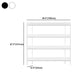 Modern Style Metal Bookshelf Open Etagere Shelf Bookcase for Home Clearhalo 'Bookcases' 'furn' 'furn_bookcases' 'Furniture' 'furniture_bookcases' 'kitchen' 'kitchen_bookcases' 'Living Room Furniture' 'Office Furniture' 1200x1200_7bdce6f0-17b5-40f3-843c-1919965a3d23