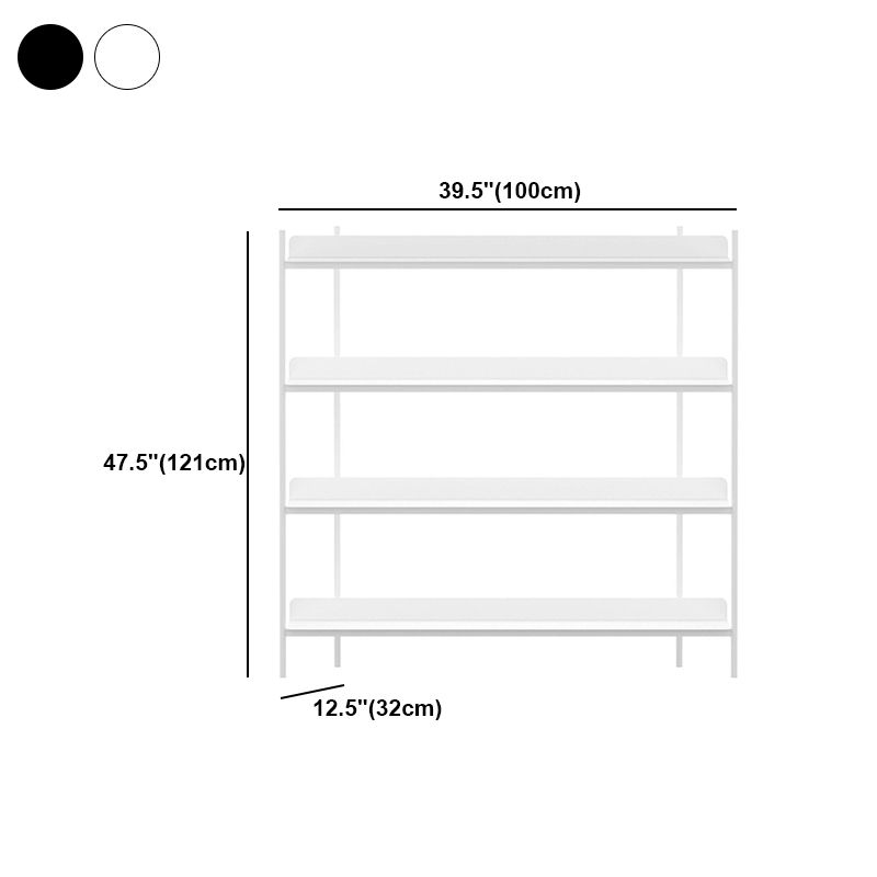 Modern Style Metal Bookshelf Open Etagere Shelf Bookcase for Home Clearhalo 'Bookcases' 'furn' 'furn_bookcases' 'Furniture' 'furniture_bookcases' 'kitchen' 'kitchen_bookcases' 'Living Room Furniture' 'Office Furniture' 1200x1200_7bdce6f0-17b5-40f3-843c-1919965a3d23