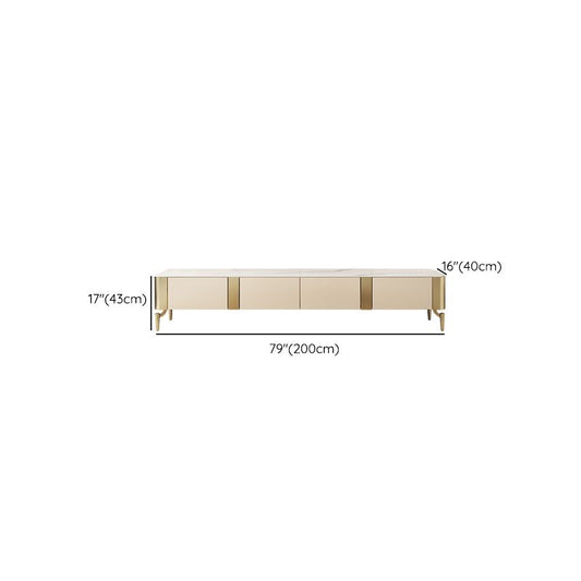 Console TV contemporanea di Stone TV Console con 4 cassetti