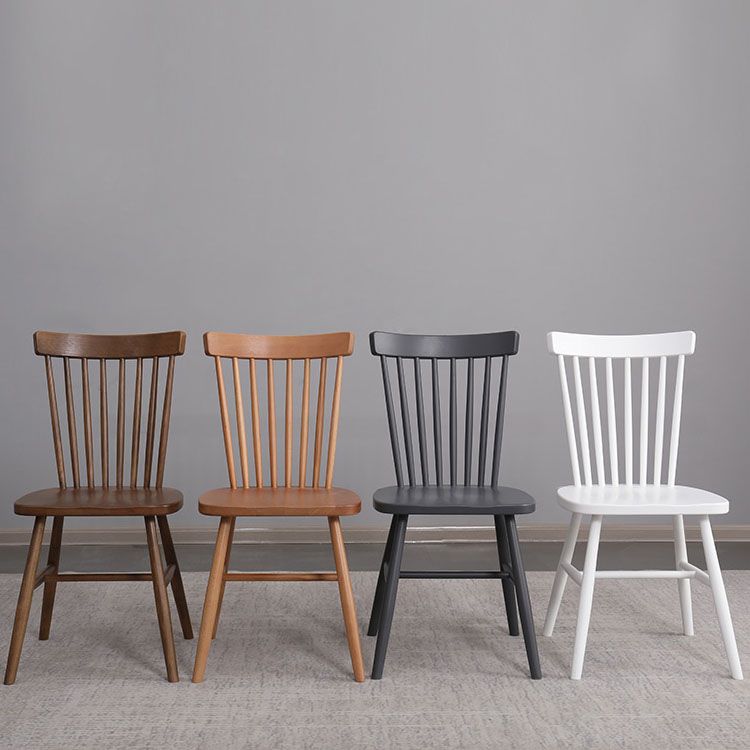 Scandinavian Wood Indoor-Outdoor Room Chair Windsor Back Side Chair Clearhalo ' kitchen&dining_furn' 'Dining Chairs' 'Dining Tables & Seating' 'dining_chair' 'Furniture' 'furniture_dining_chair' 'Kitchen & Dining Furniture' 'kitchen' 1200x1200_7bdd8fc1-15b9-4773-9f25-73edfc2e83b4