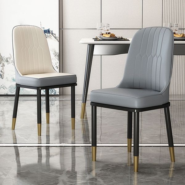 Indoor Scandinavian Side Chair Metal Upholstered Parsons Back Dining Room Chair Clearhalo ' kitchen&dining_furn' 'Dining Chairs' 'Dining Tables & Seating' 'dining_chair' 'furn' 'furn_dining_chair' 'Furniture' 'furniture_dining_chair' 'Kitchen & Dining Furniture' 'kitchen' 1200x1200_7bded177-2fb3-47a9-8d19-398d7dbd7c4f