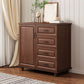 Modern Style Combo Dresser Bedroom Wooden Storage Chest Dresser with Drawers and Doors Clearhalo 'Bedroom Furniture' 'Dressers & Chests' 'dressers_chests' 'furn' 'furn_dressers_chests' 'Furniture' 1200x1200_7be18e5a-d8c6-4b11-9c22-71b87b74029d