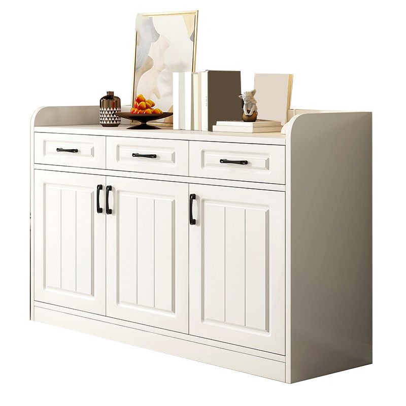 White Accent Cabinet Standard Rectangle Side Cabinet with Doors Clearhalo 'Cabinets & Chests' 'cabinets_chests' 'furn' 'furn_cabinets_chests' 'Furniture' 'Living Room Furniture' 1200x1200_7be3ad5f-81a9-49aa-bd8d-c4fd383dedec