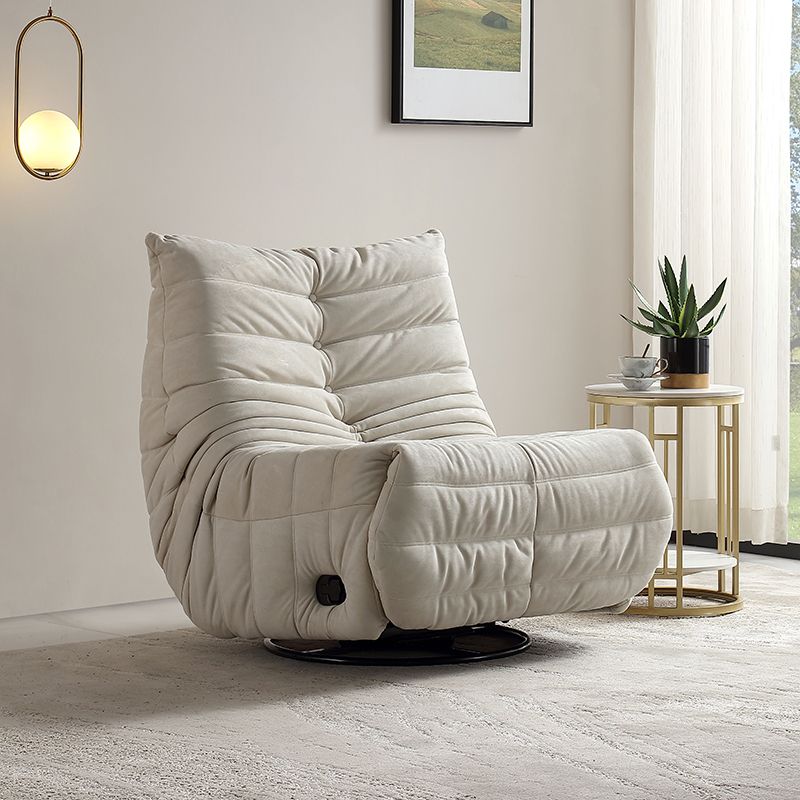 Chaise inclinable de couleur unie à bascule à bascule