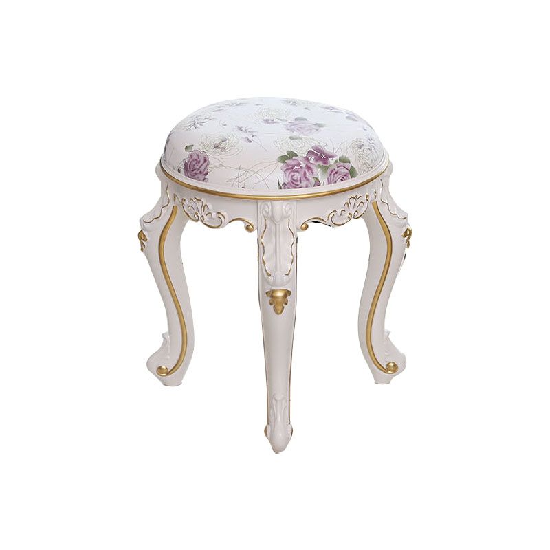 Mid-Century Modern Ottoman Faux Leather Upholstered Solid Color Round Ottoman Clearhalo 'furn' 'furn_ottomans_poufs' 'Furniture' 'Living Room Furniture' 'Ottomans & Poufs' 'ottomans_poufs' 1200x1200_7be72414-2f9b-464a-adf4-1ccaf7c481fd