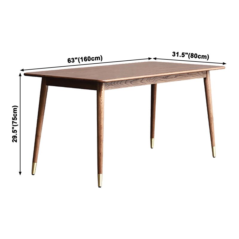 Solid Wood Traditional Luxury Rectangular Dining Table Wood Top Dining Table with 4 Legs Clearhalo ' dining_table' 'Dining Tables & Seating' 'Dining Tables' 'furn' 'furn_dining_table' 'Furniture' 'furniture_dining_table' 'Kitchen & Dining Furniture' 'kitchen&dining_furn' 'kitchen' 'kitchen_dining_table' 1200x1200_7be7e332-3962-4eaa-a9d3-ed0d28430b6e