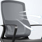 Contemporary Wheels Office Chair Microfiber Black Task Mid-Back Chair Clearhalo 'furn' 'furn_office_chair' 'Furniture' 'Office Chairs' 'Office Furniture' 'office_chair' 1200x1200_7be7eca4-b1a7-4397-bb85-2ce8ef2d1f91
