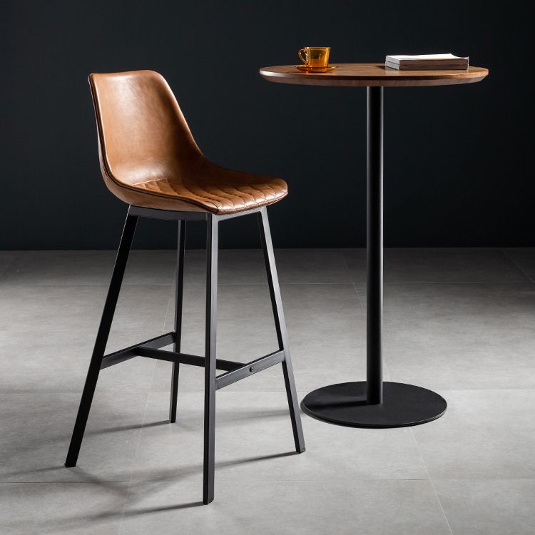 41.3"H Modern Pub Table Solid Wood Bar Height Round Bar Table Clearhalo 'Bar Furniture' 'Bar Tables' 'bar_tables' 'furn' 'furn_bar_tables' 'Furniture' 'Kitchen & Dining Furniture' 1200x1200_7bea0436-d22e-4bf4-8e72-663ab5d4ddc8