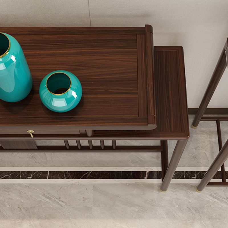 Tavolo della console contemporanea a forma di rettangolo