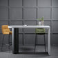 Industrial Wood Pub Table with Specialty Table Top Double Pedestal Table - 41.3" H Clearhalo 'Bar Furniture' 'Bar Tables' 'bar_tables' 'furn' 'furn_bar_tables' 'Furniture' 'furniture_bar_tables' 'Kitchen & Dining Furniture' 1200x1200_7bec3a03-c6f1-45e8-9434-f502a06b6dd5