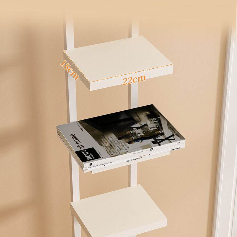 Modern Shelf Bookcase Engineered Wood Open Back Bookshelf for Living Room