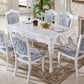 Victorian Style Dining Room Set with Rectangle Table and 4 Legs Base Dining Room Table Set Clearhalo 'Dining Room Sets' 'Dining Tables & Seating' 'dining_room_set' 'furn' 'furn_dining_room_set' 'Furniture' 'furniture_dining_room_set' 'Kitchen & Dining Furniture' 'kitchen&dining_furn' 'kitchen' 1200x1200_7bf0c9e9-9fc0-43bc-81fa-b11d87dd1c2d