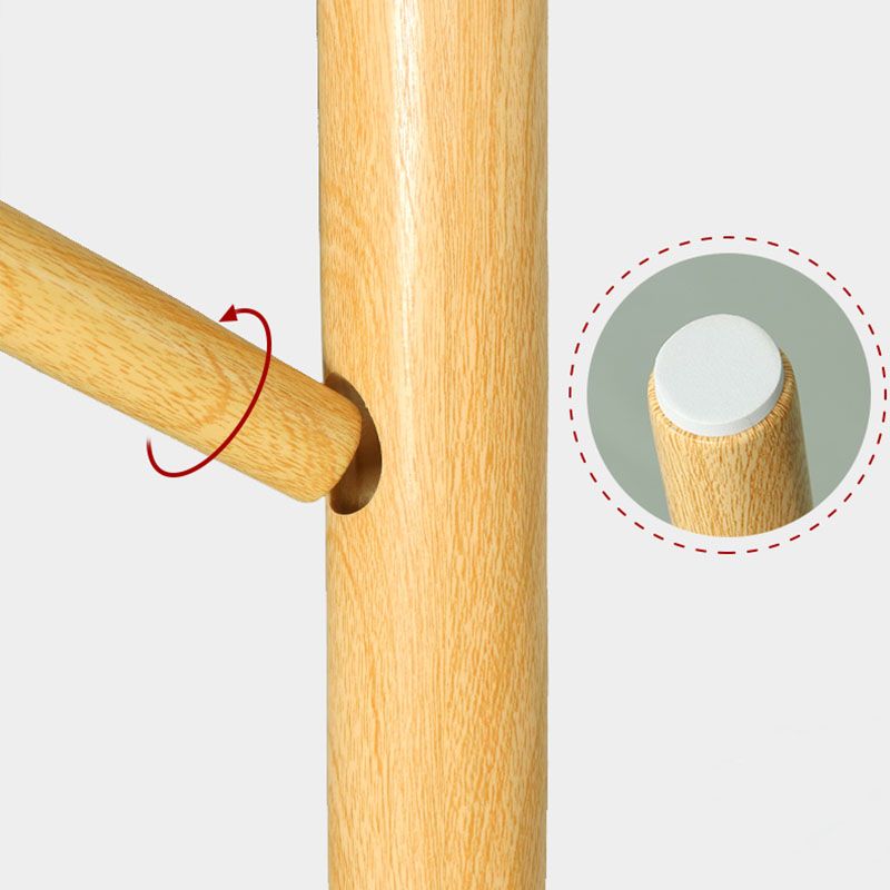 Moderner Holzschichtbügel freistehend mit Haken Eingangshalle Baumbaum