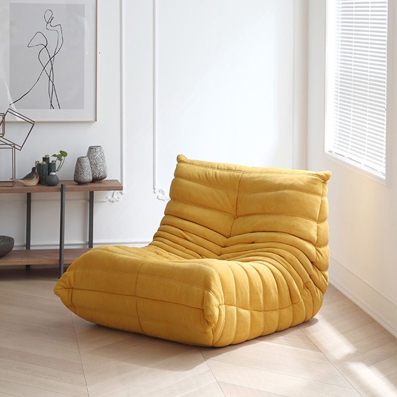 40" Wide Contemporary Sofa Leather Tufted Armless Stationary Seating Clearhalo 'furn' 'furn_sofas' 'Furniture' 'Living Room Furniture' 'Sofa' 'sofas' 1200x1200_7bf25276-9d93-4b64-91f5-f3ee5e67d73f