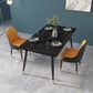 Glam 1/2/3/5/7 Pieces Dining Set Sintered Stone Dining Table Set for Home Use Clearhalo 'Dining Room Sets' 'Dining Tables & Seating' 'dining_room_set' 'furn' 'furn_dining_room_set' 'Furniture' 'furniture_dining_room_set' 'Kitchen & Dining Furniture' 'kitchen&dining_furn' 'kitchen' 1200x1200_7bf2e2ce-9599-4076-8af0-8f0d9d5ce376