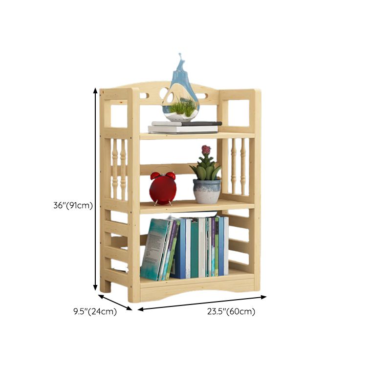 Etagere Vertical Modern Book Shelf Natural Wooden Shelf Bookcase for Study Room Clearhalo 'Bookcases' 'furn' 'furn_bookcases' 'Furniture' 'Office Furniture' 1200x1200_7bf3a855-3e11-495c-a47f-dc28833dffa4