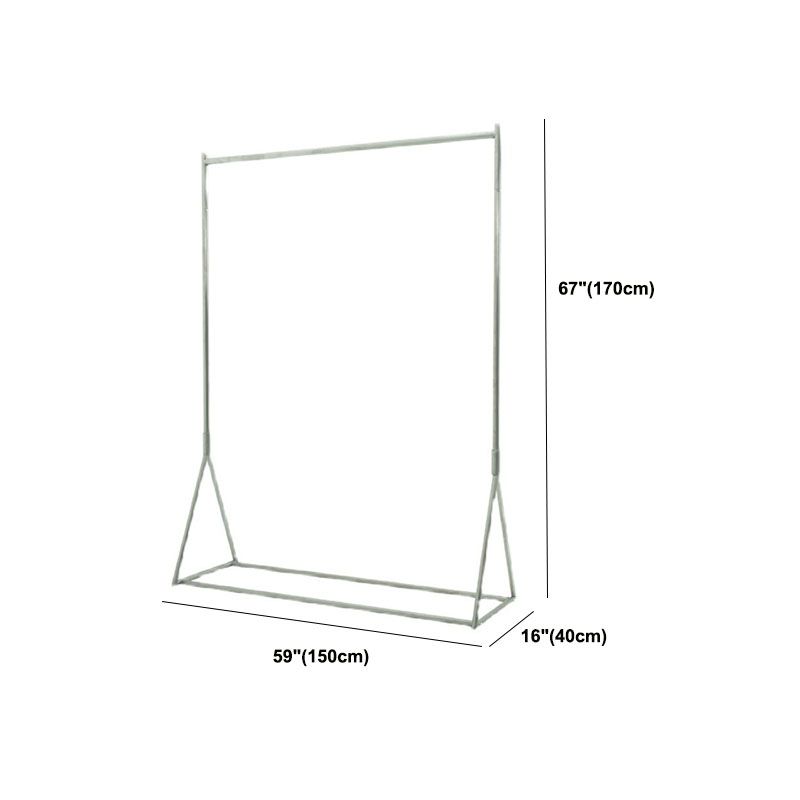 Industrial Style Coat Hanger Free Standing Stainless Steel Coat Rack