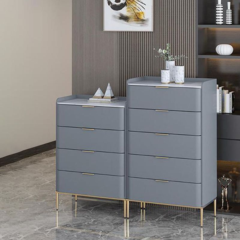 23.62" H x 15.74" L Contemporary Wood Accent Chest with Drawers