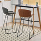 Scandinavian Footrest Living Room Stool Matte Finish PU Leather Barstool Clearhalo 'Bar Furniture' 'Bar Stools' 'bar_stools' 'furn' 'furn_bar_stools' 'Furniture' 'furniture_bar_stools' 'Kitchen & Dining Furniture' 1200x1200_7bfb4a51-cd52-4a6d-a28f-05de60f4a66e