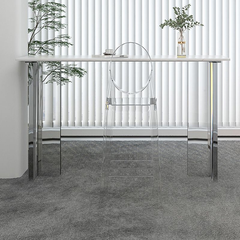 Modem & Contemporary Stone Rectangle Pub Bar Table for Living Room Clearhalo 'Bar Furniture' 'Bar Tables' 'bar_tables' 'furn' 'furn_bar_tables' 'Furniture' 'Kitchen & Dining Furniture' 1200x1200_7bfb5c43-9b10-435a-a756-5c9bd6a45835