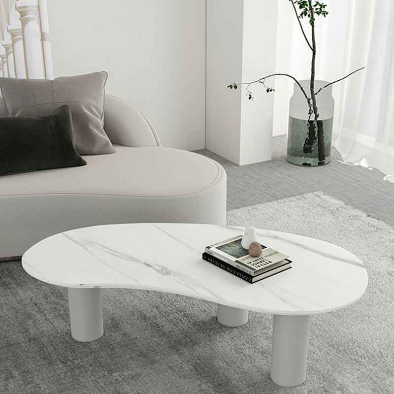 Table basse moderne à 3 pieds en ardoise pour le salon
